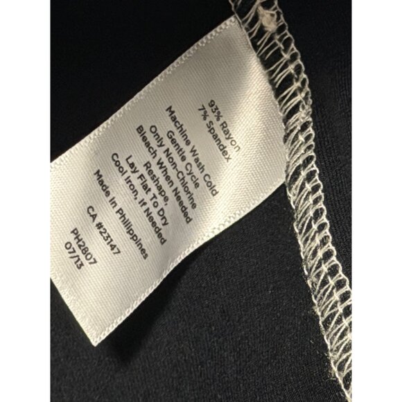 Talbots Womens Color Block  Long Sleeve Top Sz XL Rayon/Spandex Blouse - Picture 6 of 12